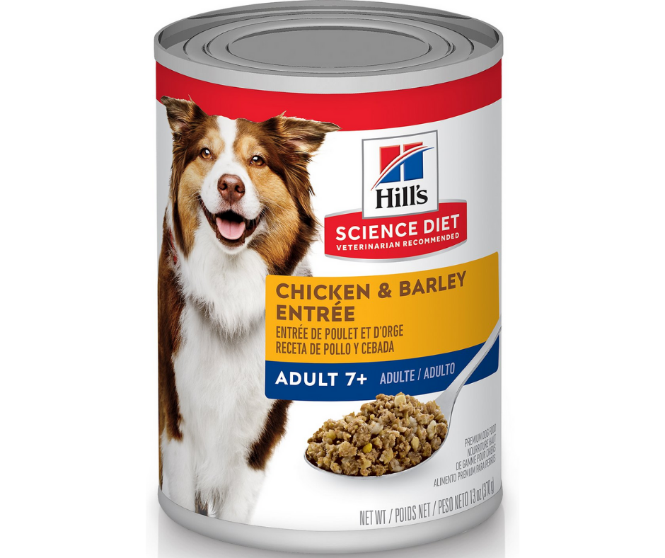 Hill's Science Diet - All Breeds, Adult Dog 7+ Years Old Chicken & Barley Entree Canned Dog Food-Southern Agriculture