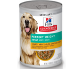Hill's Science Diet - Overweight Breeds, Adult Dog Perfect Weight - Hearty Vegetable & Chicken Stew Canned Dog Food-Southern Agriculture