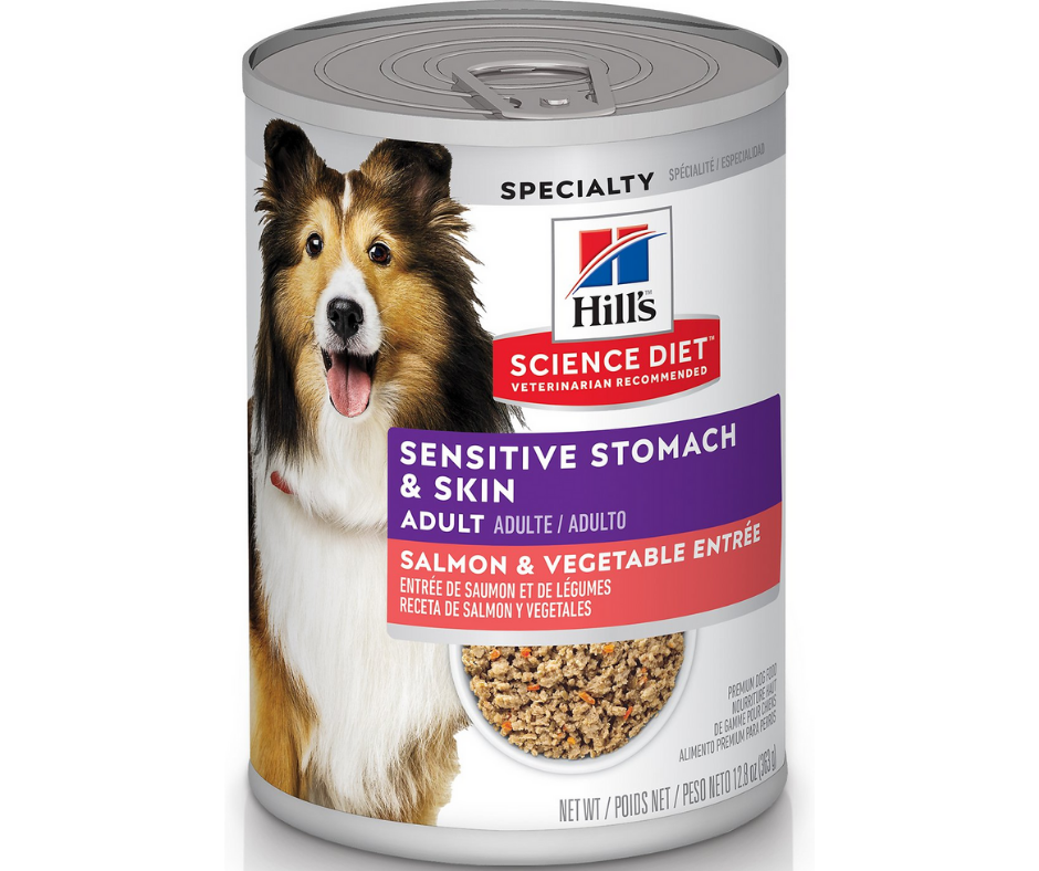 Hill's Science Diet - All Breeds, Adult Dog Sensitive Stomach & Skin - Grain Free Salmon & Vegetable Entrée Canned Dog Food-Southern Agriculture