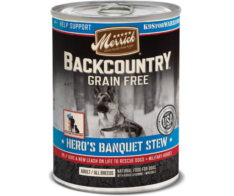Merrick, Backcountry Grain Free - All Dog Breeds, All Life Stages Hero's Banquet Stew Canned Dog Food-Southern Agriculture