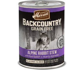 Merrick, Backcountry Grain Free - All Dog Breeds, All Life Stages Alpine Rabbit Stew Canned Dog Food-Southern Agriculture