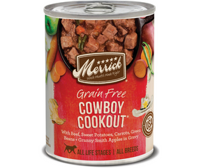 Merrick - All Dog Breeds, All Life Stages Grain Free Cowboy Cookout Recipe Canned Dog Food-Southern Agriculture