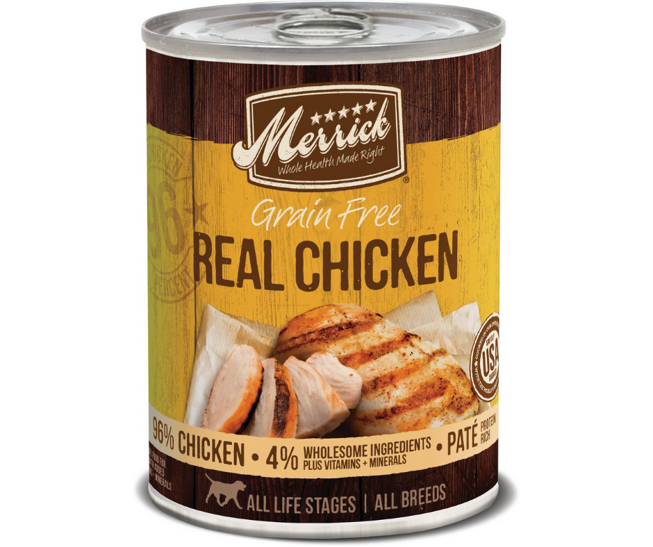 Merrick - All Dog Breeds, All Life Stages Grain Free Real Chicken Recipe Canned Dog Food-Southern Agriculture