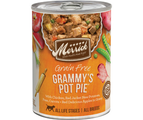 Merrick - All Dog Breeds, All Life Stages Grain Free Grammy's Pot Pie Recipe Canned Dog Food-Southern Agriculture