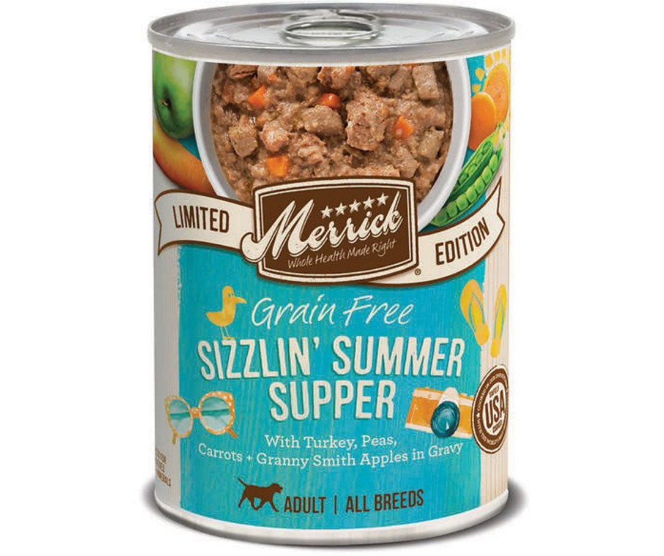 Merrick, Limited Edition - All Breeds, Adult Dog Grain-Free Sizzlin' Summer Supper Canned Dog Food-Southern Agriculture