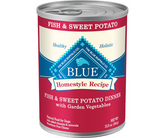 Blue Buffalo, Homestyle Recipe - All Breeds, Adult Dog Fish & Sweet Potato Dinner with Garden Vegetables Canned Dog Food-Southern Agriculture