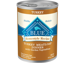 Blue Buffalo, Homestyle Recipe - All Breeds, Adult Dog Turkey Meatloaf Dinner with Garden Vegetables Canned Dog Food-Southern Agriculture