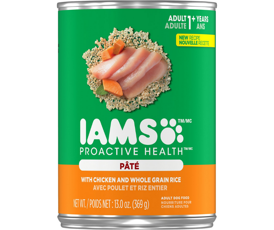Iams, ProActive Health - All Breeds, Adult Dog Grain Rice, Chicken & Whole Pate Canned Dog Food-Southern Agriculture