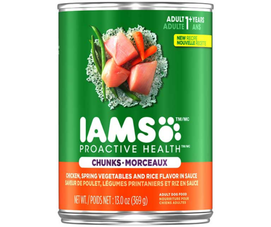 Iams, ProActive Health - All Breeds, Adult Dog Chicken, Spring Vegetables and Rice Flavor in Sauce Chunks in Gravy Canned Dog Food-Southern Agriculture