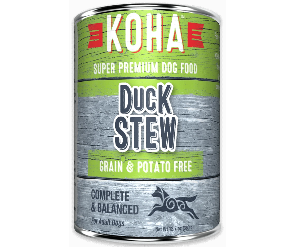 KOHA, Minimal Ingredient - All Breeds, Adult Dog Duck Stew Recipe Canned Dog Food-Southern Agriculture