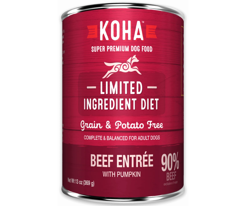 KOHA, Limited Ingredient Diet - All Breeds, Adult Dog Beef Entrée Recipe Canned Dog Food-Southern Agriculture