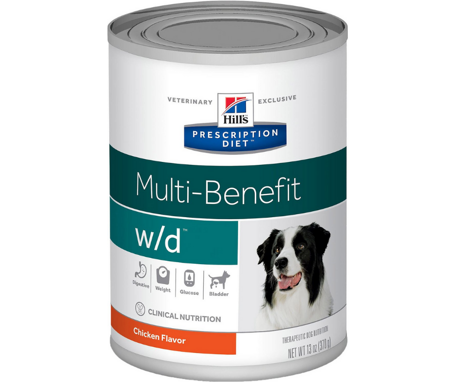 Hill's Prescription Diet - w/d Multi-Benefit - Digestive, Weight, Glucose, and Urinary Management Chicken Formula Canned Dog Food-Southern Agriculture