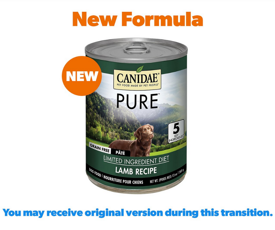 CANIDAE PURE All Breeds Adult Dog Land Grain Free Lamb Formula C