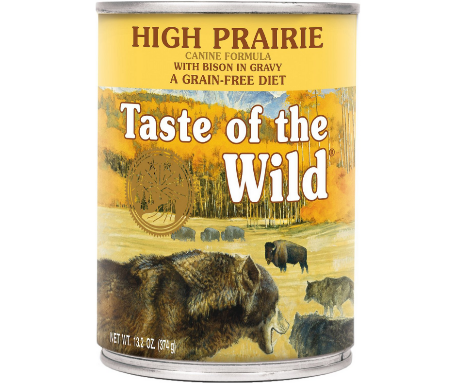 Taste of the Wild - All Breeds, Adult Dog Grain-Free High Prairie Recipe Canned Dog Food-Southern Agriculture