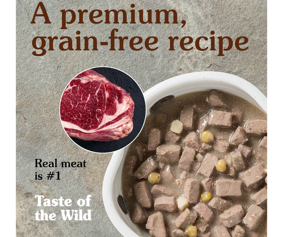 Taste of the Wild - All Breeds, Adult Dog Grain-Free High Prairie Recipe Canned Dog Food-Southern Agriculture