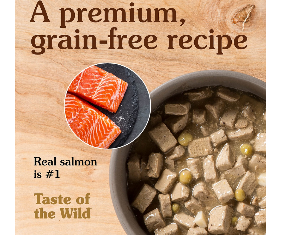 Taste of the Wild - All Breeds, Adult Dog Grain-Free Pacific Stream Recipe Canned Dog Food-Southern Agriculture