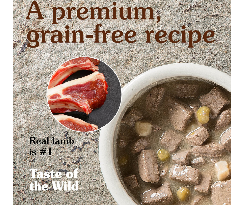 Taste of the Wild - All Breeds, Adult Dog Grain-Free Sierra Mountain Recipe Canned Dog Food-Southern Agriculture