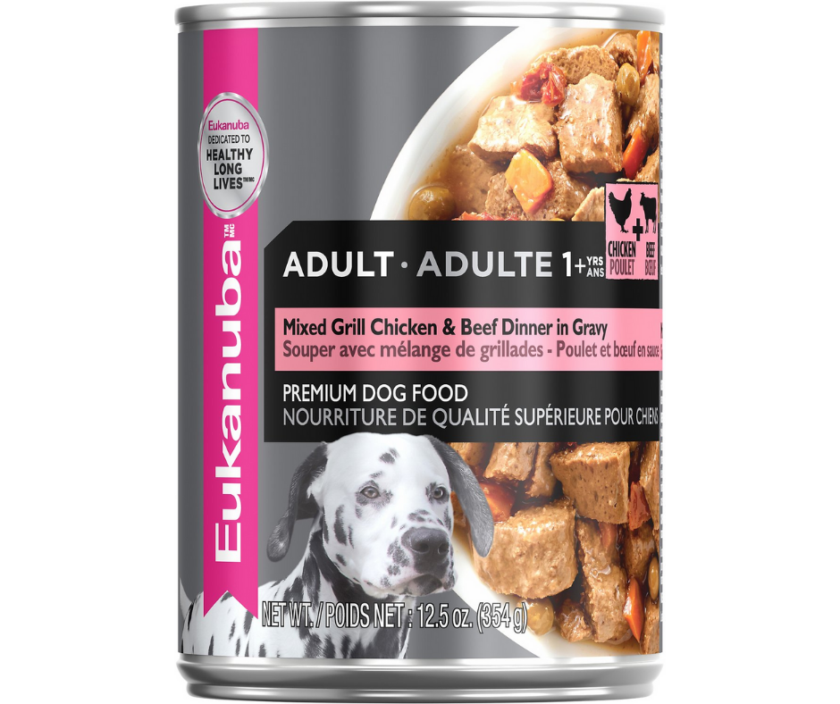 Eukanuba - All Breeds, Adult Dog Mixed Grill - Chicken & Beef Dinner in Gravy Formula Canned Dog Food-Southern Agriculture