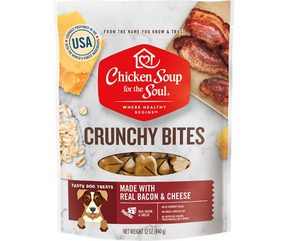 Chicken Soup for the Soul - Crunchy Bites Bacon & Cheese. Dog Treats.-Southern Agriculture