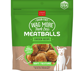 Cloud Star - Wag More Bark Less Grain-Free Chicken Meatballs Recipe. Dog Treats.-Southern Agriculture