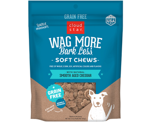 Cloud Star - Wag More Bark Less Grain-Free Soft & Chewy Smooth Aged Cheddar Recipe. Dog Treats.-Southern Agriculture
