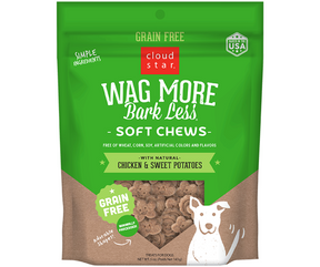 Cloud Star - Wag More Bark Less Grain-Free Soft & Chewy Chicken & Sweet Potato Recipe. Dog Treats.-Southern Agriculture