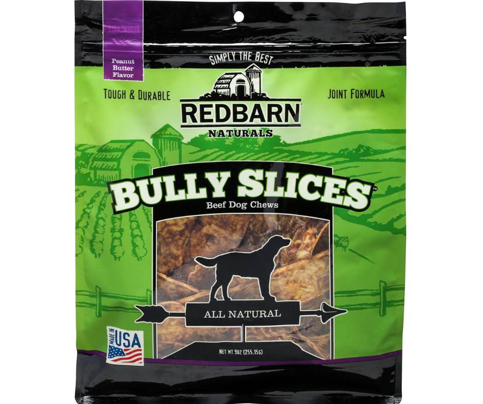 Redbarn - Naturals Bully Slices Peanut Butter Flavor. Dog Treats.-Southern Agriculture