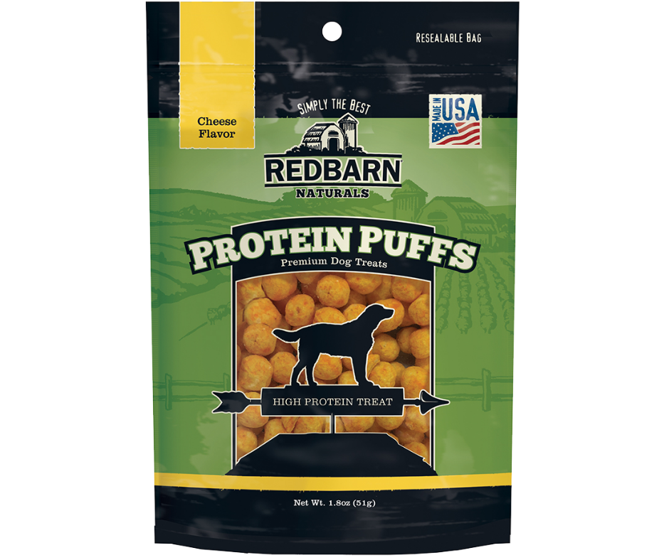 Redbarn - Protein Puffs Cheese Flavor. Dog Treats.-Southern Agriculture