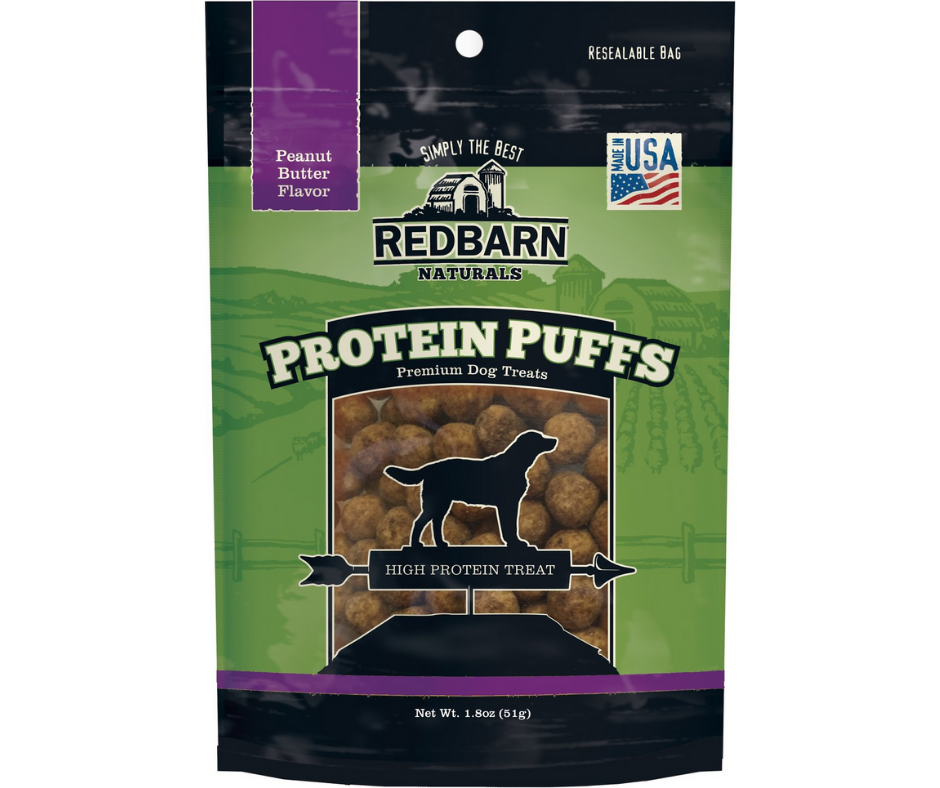 Redbarn - Protein Puffs Peanut Butter Flavor Dog Treats-Southern Agriculture
