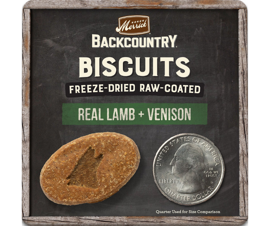 Merrick Backcountry - Biscuits Real Lamb & Venison Recipe. Dog Treats.-Southern Agriculture