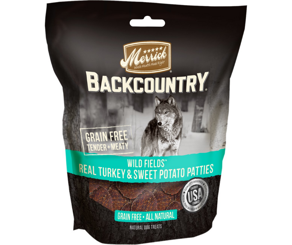 Merrick Backcountry - Wild Fields, Real Turkey & Sweet Potato Patties Recipe. Dog Treats.-Southern Agriculture