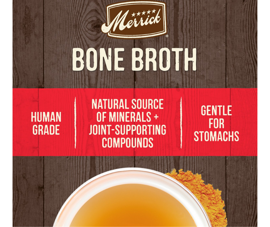 Merrick Chicken Bone Broth Grain-Free Dog Food Topper