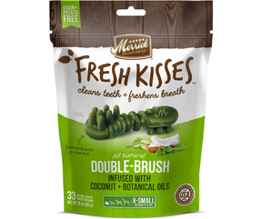 Merrick - Fresh Kisses Double-Brush Coconut Oil & Botanicals Extra Small Breeds. Dog Treats.-Southern Agriculture