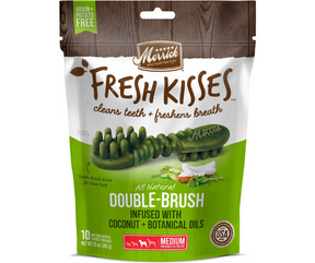 Merrick - Fresh Kisses Double-Brush Coconut Oil & Botanicals Medium Breed. Dog Treats.-Southern Agriculture