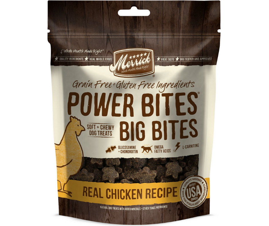 Merrick - Power Bites Big Bites Real Chicken Recipe. Dog Treats.-Southern Agriculture