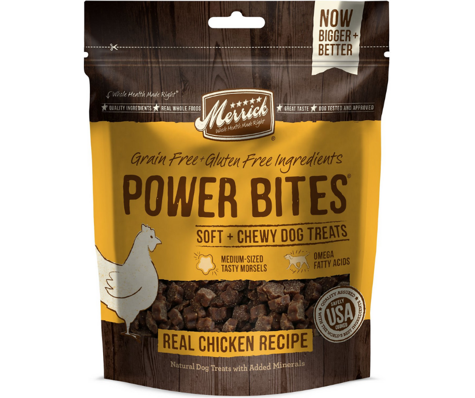 Merrick - Power Bites Real Chicken Recipe. Dog Treats.-Southern Agriculture