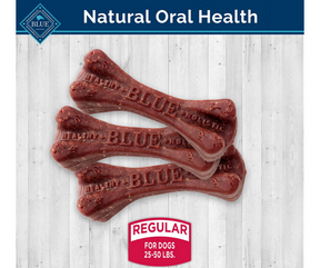 Blue Buffalo - Dental Bones Regular Size Breed Dog Treats-Southern Agriculture