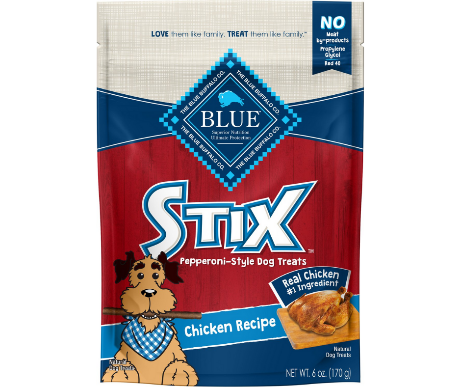 Blue Buffalo - Blue Stix Chicken Recipe Pepperoni-Style Dog Treats-Southern Agriculture