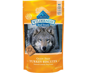 Blue Buffalo Wilderness Trail Treats Turkey Recipe Biscuits Dog Trea