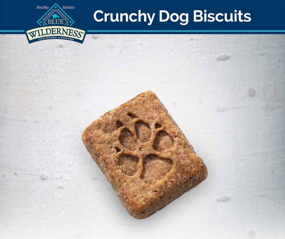 Blue wilderness grain free sales biscuits crunchy dog treats