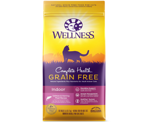 Wellness Complete Health - Indoor Breeds, Adult Cat Grain Free Salmon & Herring Recipe Dry Cat Food-Southern Agriculture