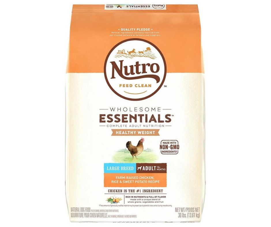 Nutro Wholesome Essentials - Healthy Weight Large Breed, Adult Dog Farm-Raised Chicken, Rice and Sweet Potato Recipe Dry Dog Food-Southern Agriculture