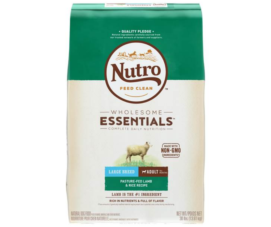 Nutro Wholesome Essentials - Large Breed, Adult Dog Pasture-Fed Lamb and Rice Recipe Dry Dog Food-Southern Agriculture