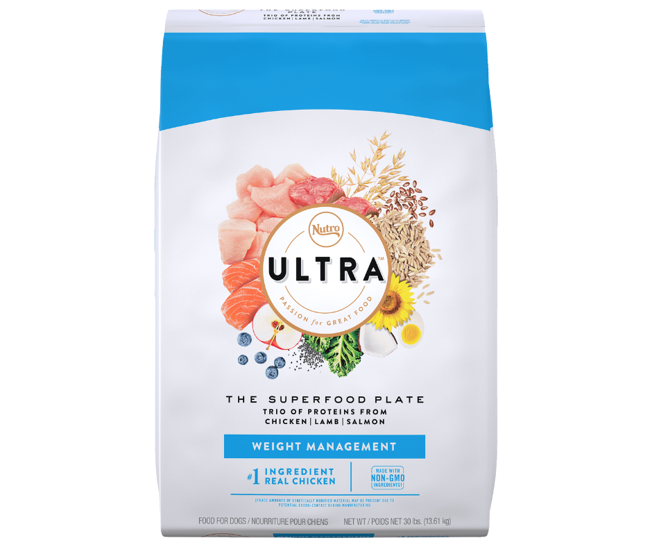 Nutro Ultra - Weight Management All Breeds, Adult Dog Chicken, Lamb, and Salmon Recipe Dry Dog Food-Southern Agriculture