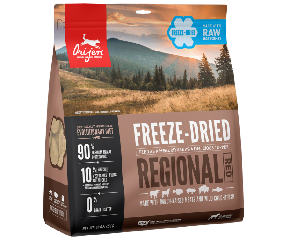 Champion Petfoods Orijen - All Breeds, Adult Dog Freeze-Dried Regional Red Recipe Dry Dog Food-Southern Agriculture