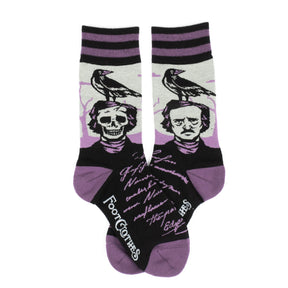 FootClothes LLC - Socks The Raven Poe