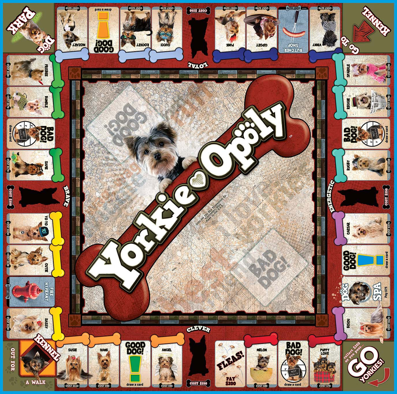 Yorkie-Opoly Board Game-Southern Agriculture