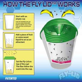 Fly-Lid Fly Trap