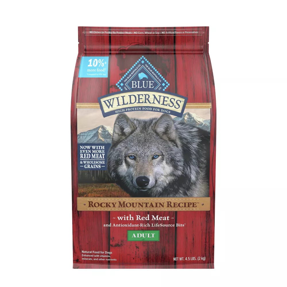 Blue Buffalo Wilderness Rocky Mountain - Adult Dog Red Meat Recipe Dry Dog Food