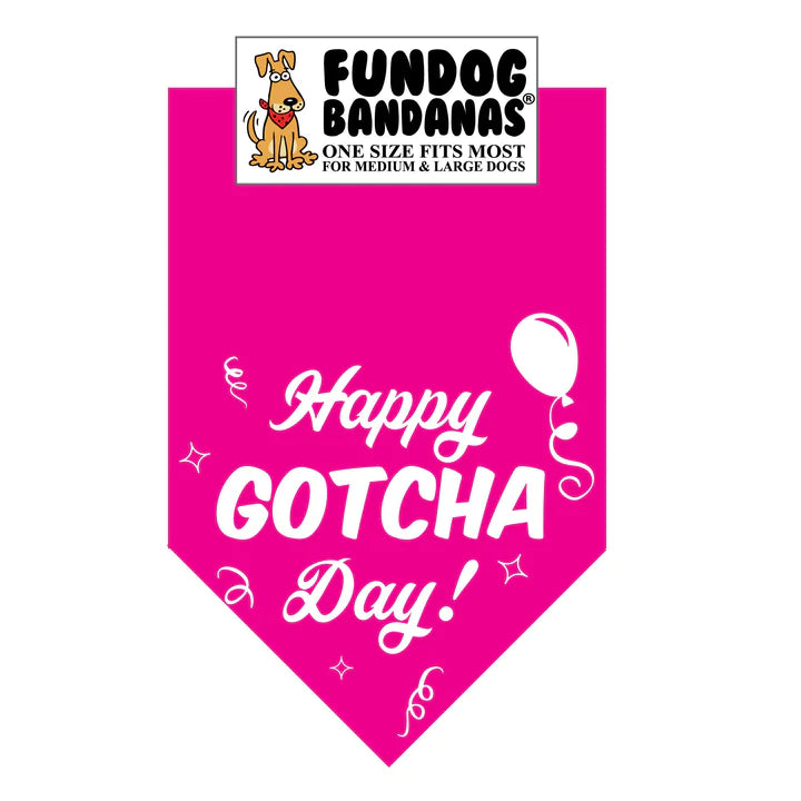 Dog Bandana Happy Gotcha Day!